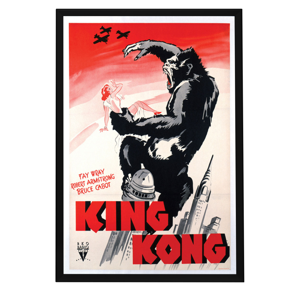 "King Kong" (1933) Framed Movie Poster