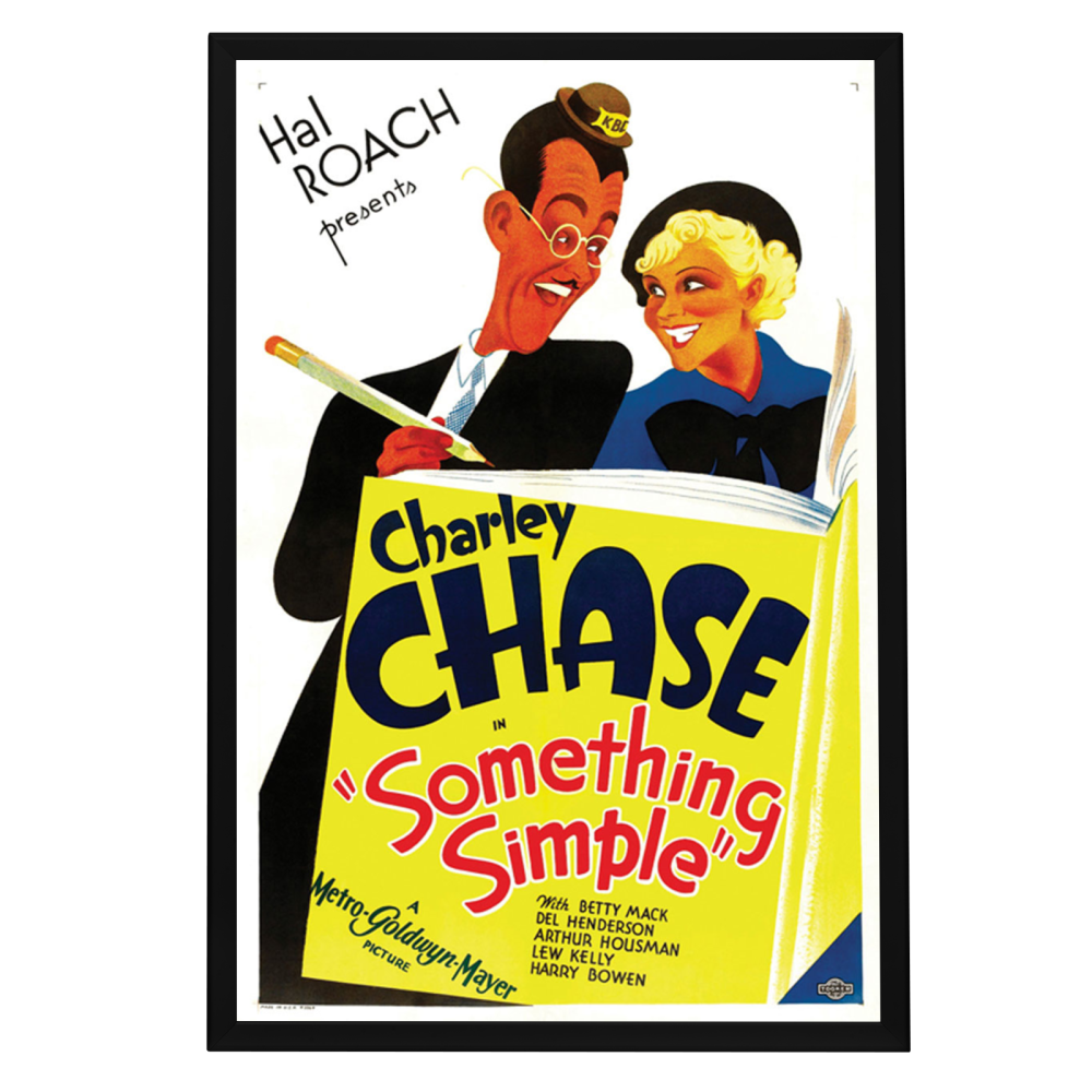 "Something Simple" (1934) Framed Movie Poster