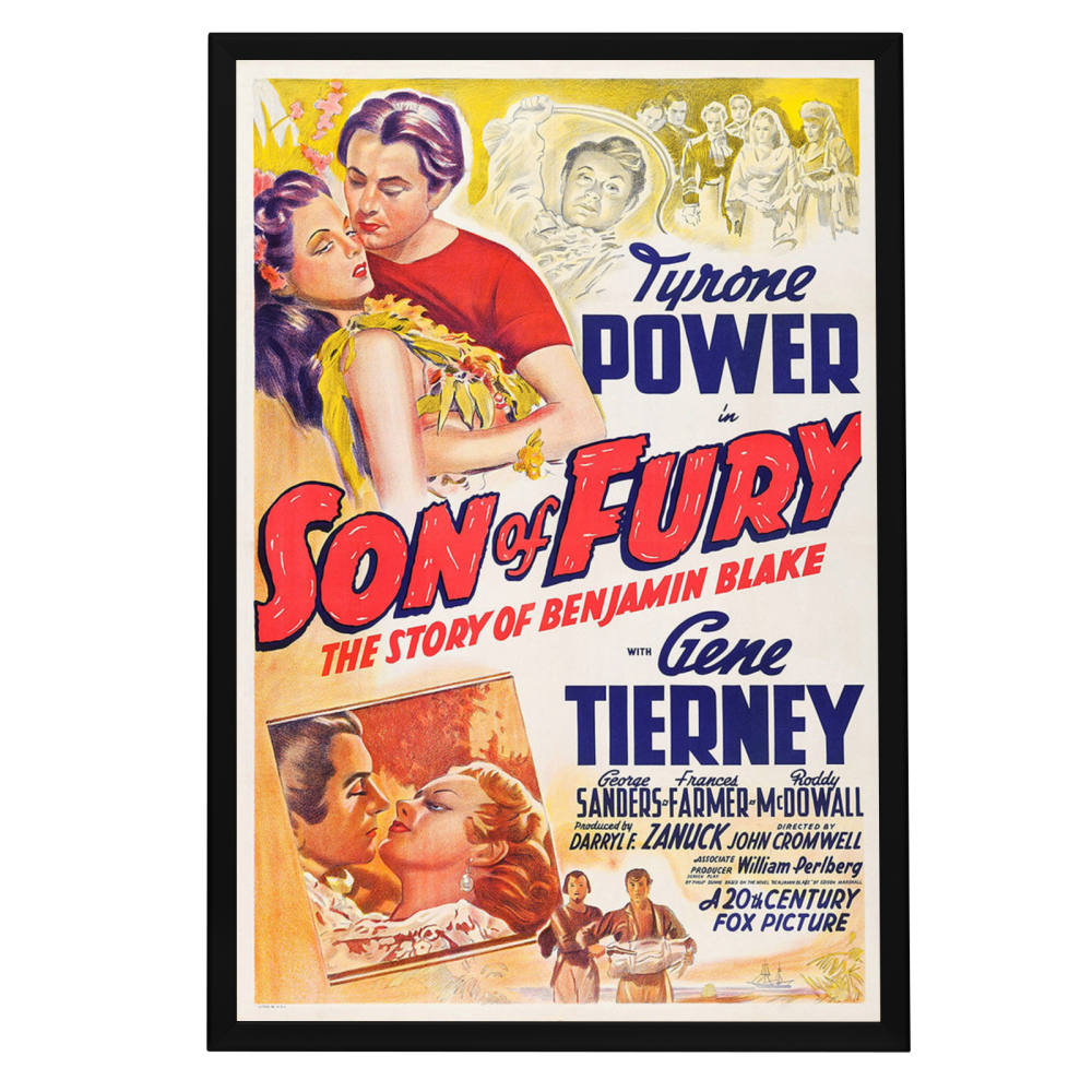 "Son Of Fury" (1942) Framed Movie Poster