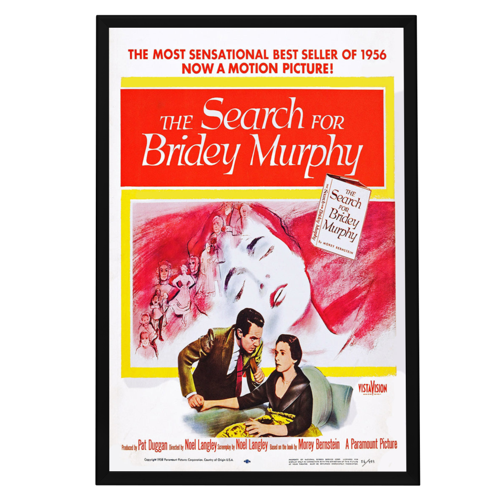 "Search For Bridey Murphy" (1956) Framed Movie Poster