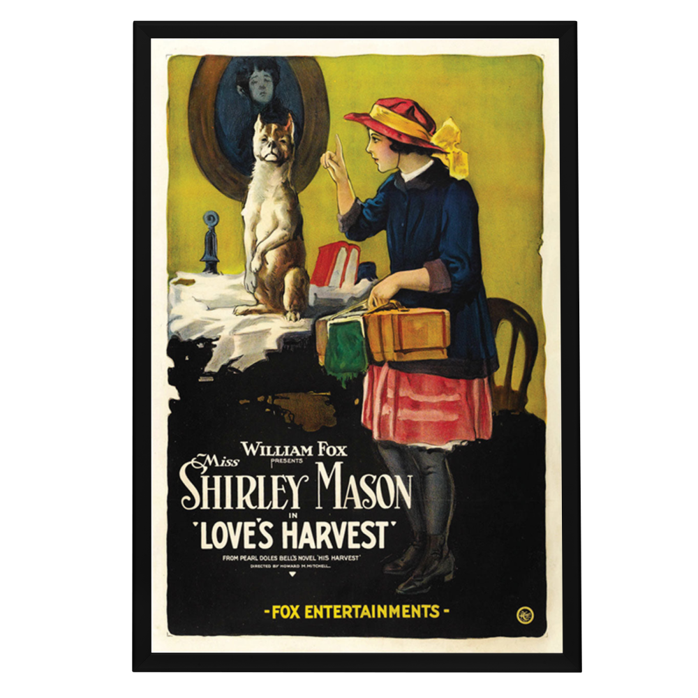 "Love's Harvest" (1920) Framed Movie Poster