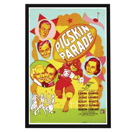 "Pigskin Parade" (1936) Framed Movie Poster