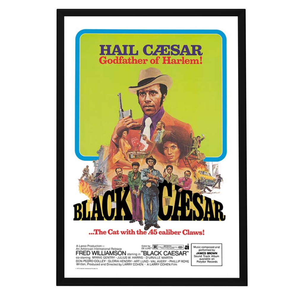 "Black Caesar" (1973) Framed Movie Poster