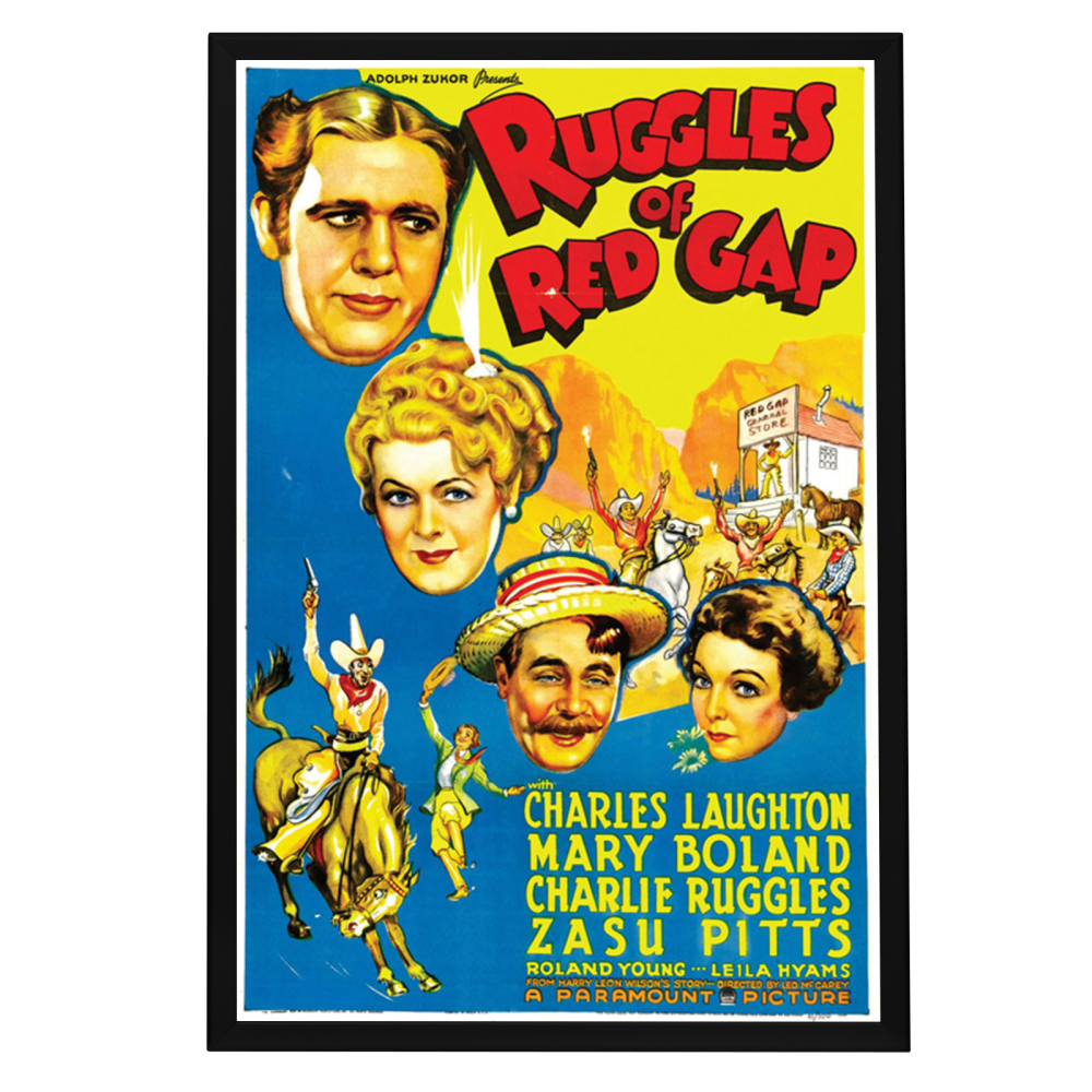 "Ruggles Of Red Gap" (1935) Framed Movie Poster