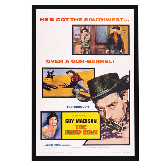 "Hard Man" (1957) Framed Movie Poster