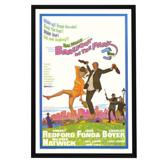 "Barefoot in the Park" (1967) Framed Movie Poster