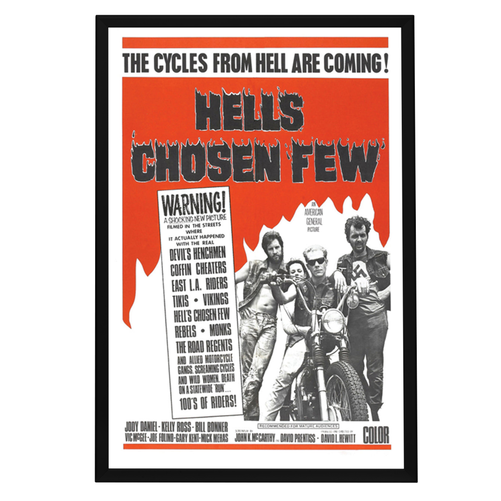 "Hell's Chosen Few" (1968) Framed Movie Poster
