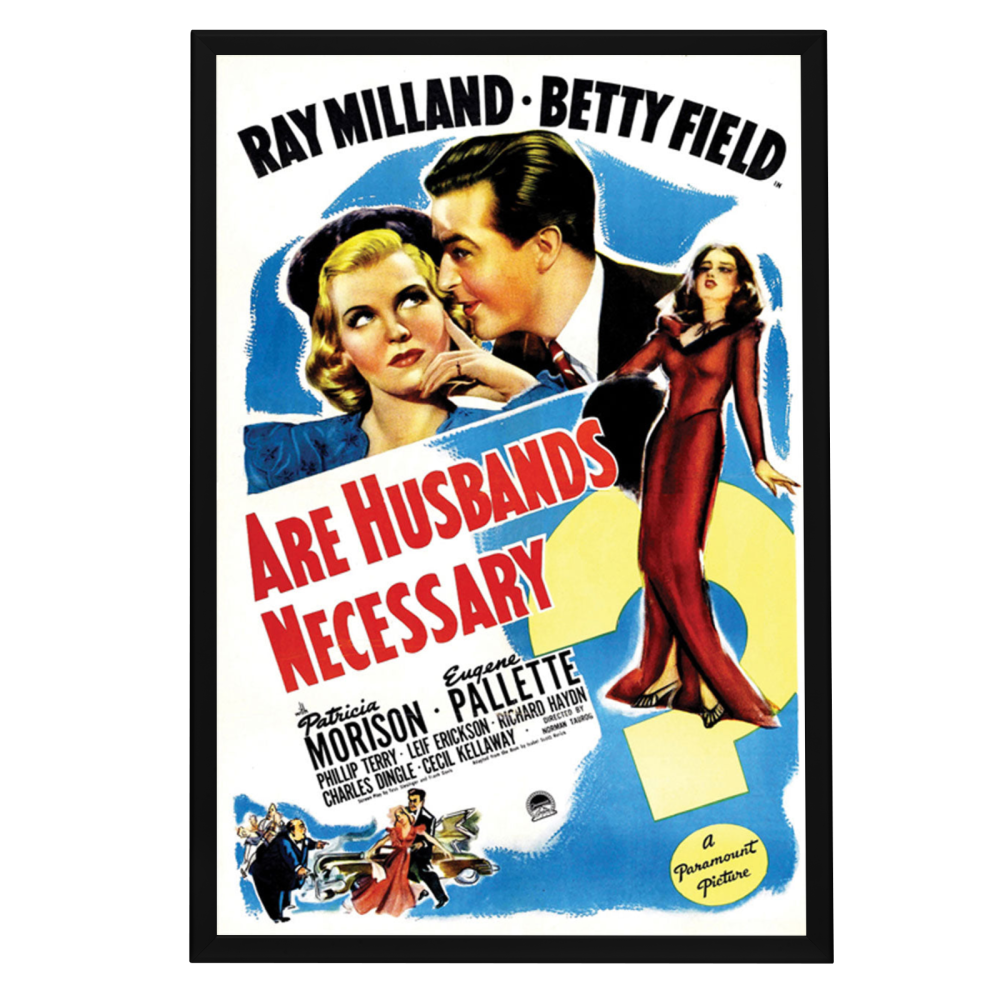 "Are Husbands Necessary" (1942) Framed Movie Poster