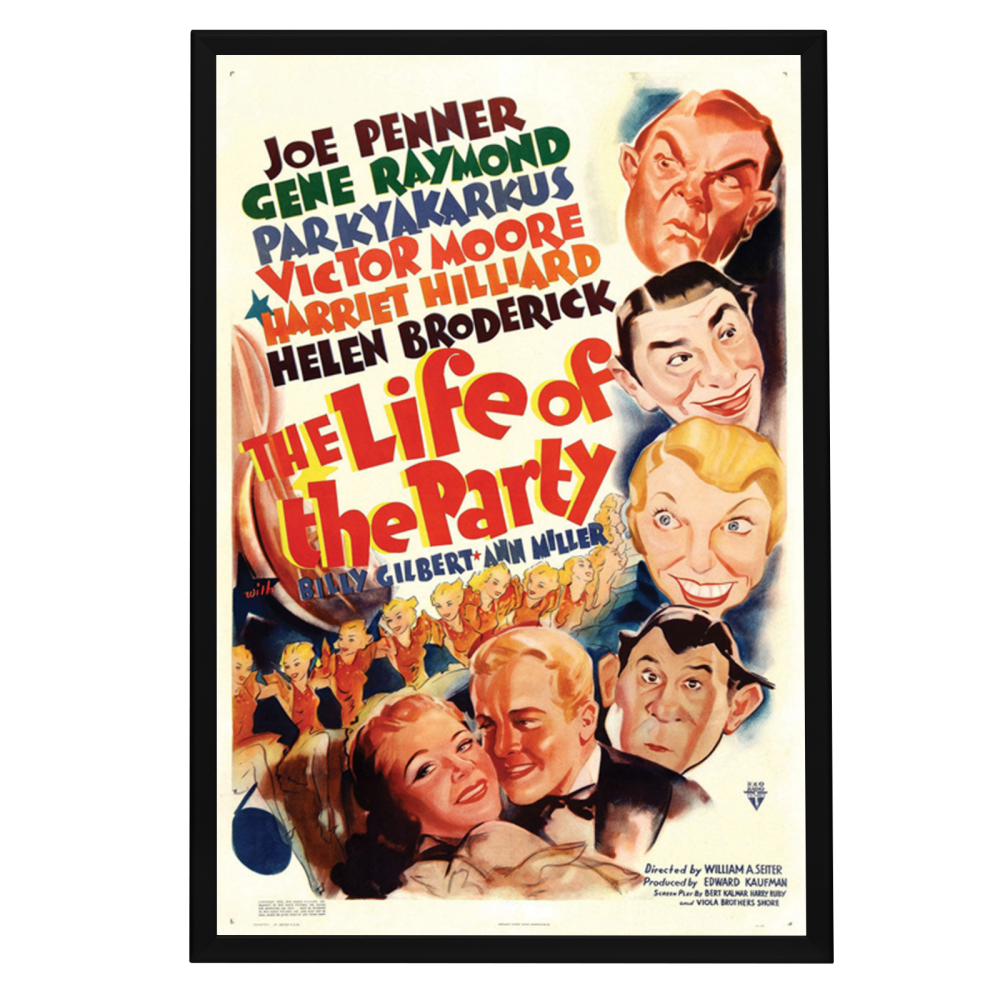 "Life Of The Party" (1937) Framed Movie Poster