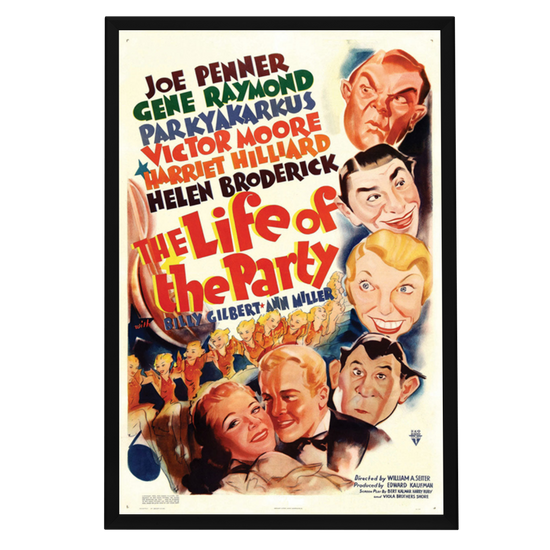 "Life Of The Party" (1937) Framed Movie Poster