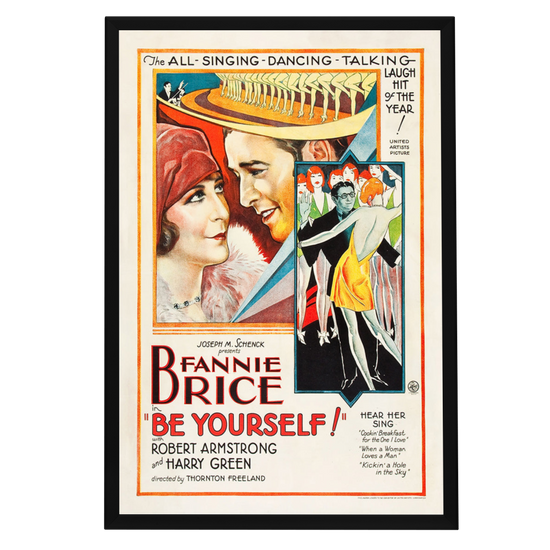 "Be Yourself" (1930) Framed Movie Poster