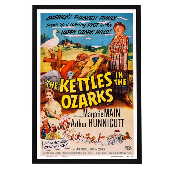 "Kettles In The Ozarks" (1956) Framed Movie Poster