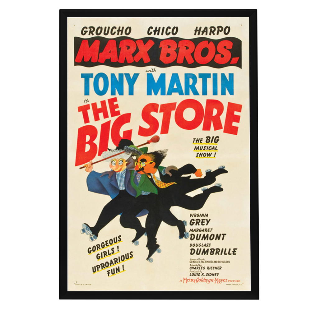 "Big Store" (1941) Framed Movie Poster