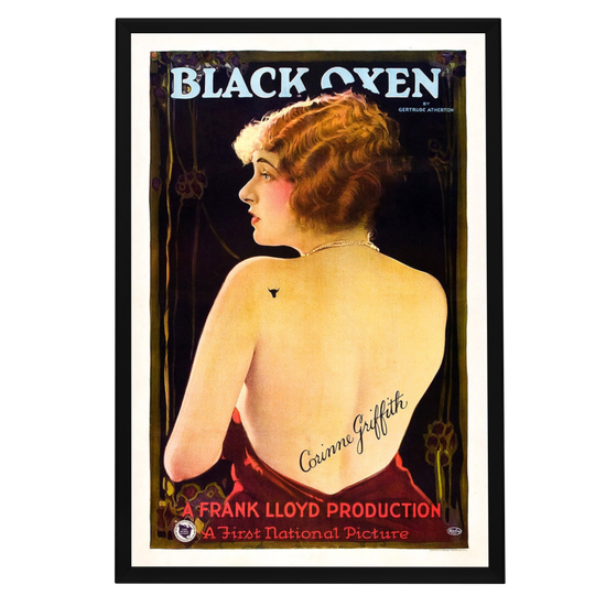 "Black Oxen" (1923) Framed Movie Poster