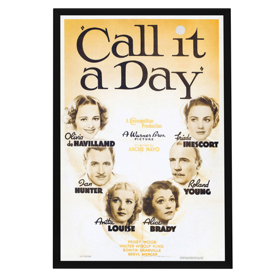 "Call It A Day" (1937) Framed Movie Poster