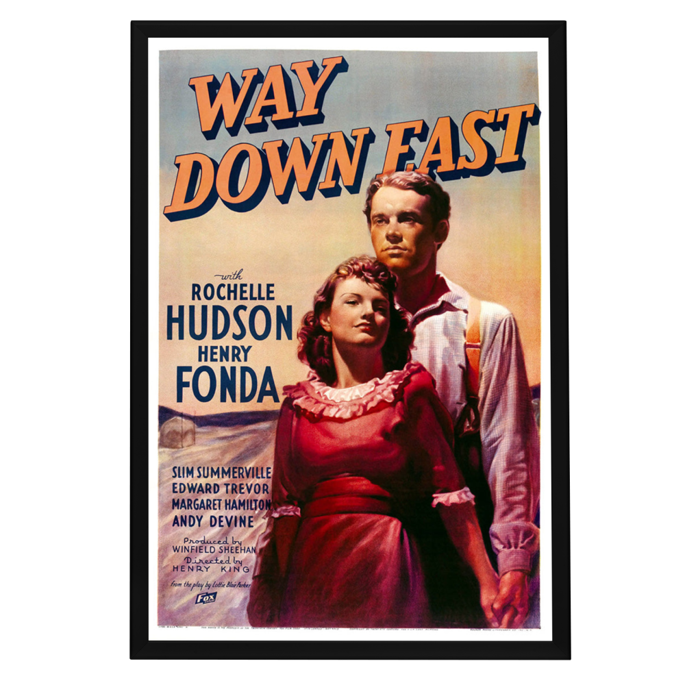 "Way Down East" (1920) Framed Movie Poster