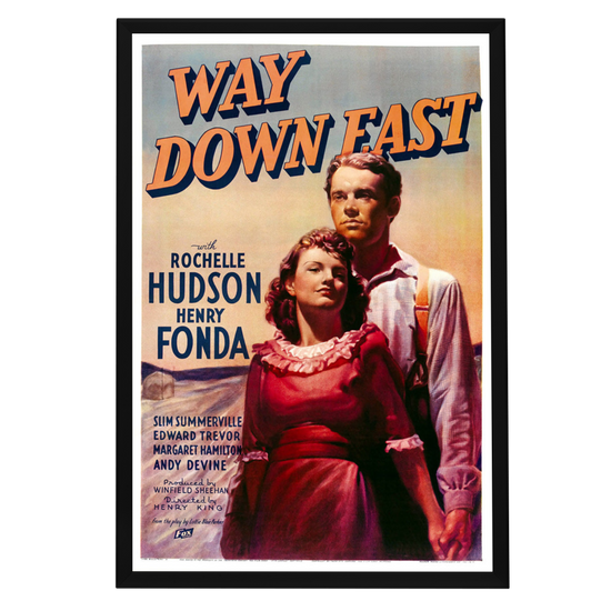 "Way Down East" (1920) Framed Movie Poster