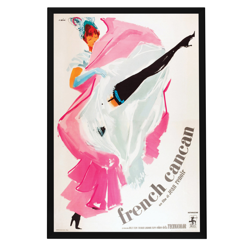 "French Cancan" (1954) Framed Movie Poster