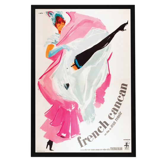 "French Cancan" (1954) Framed Movie Poster