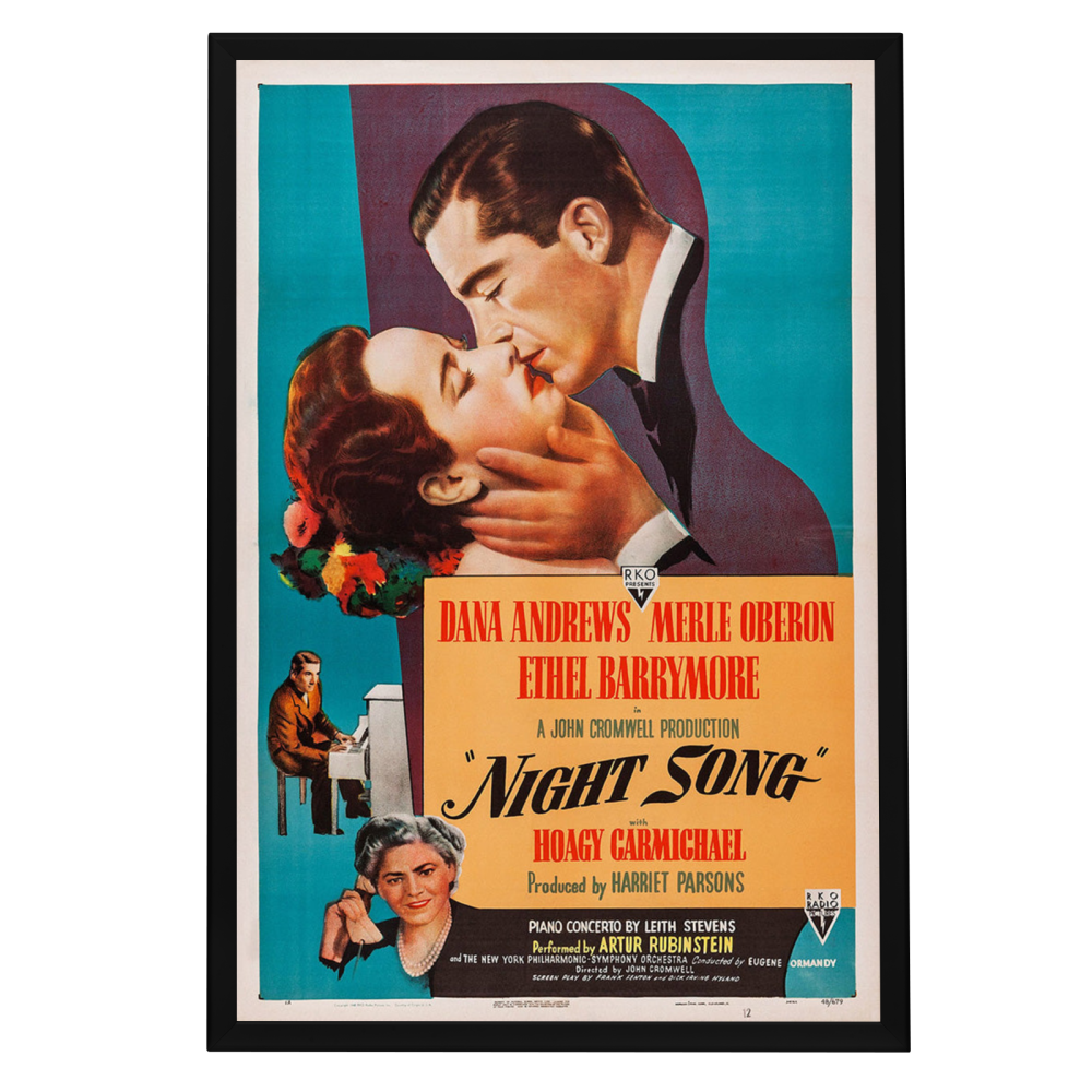 "Night Song" (1948) Framed Movie Poster