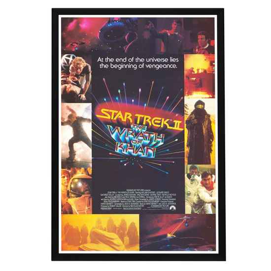 "Star Trek: The Wrath of Khan" (1982) Framed Movie Poster