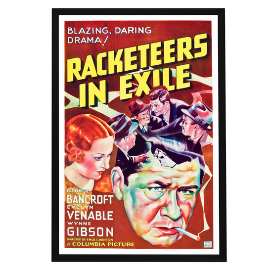 "Racketeers In Exile" (1937) Framed Movie Poster