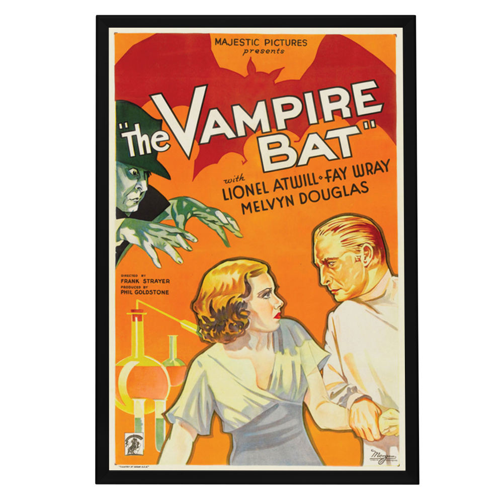 "Vampire Bat" (1933) Framed Movie Poster