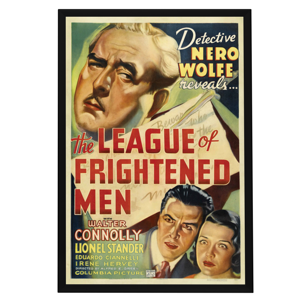 "League Of Frightened Men" (1937) Framed Movie Poster