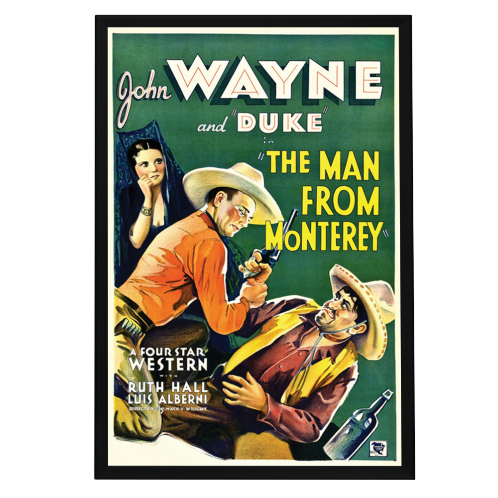 "Man From Monterey" (1933) Framed Movie Poster