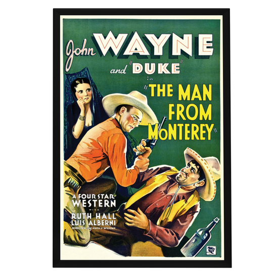 "Man From Monterey" (1933) Framed Movie Poster