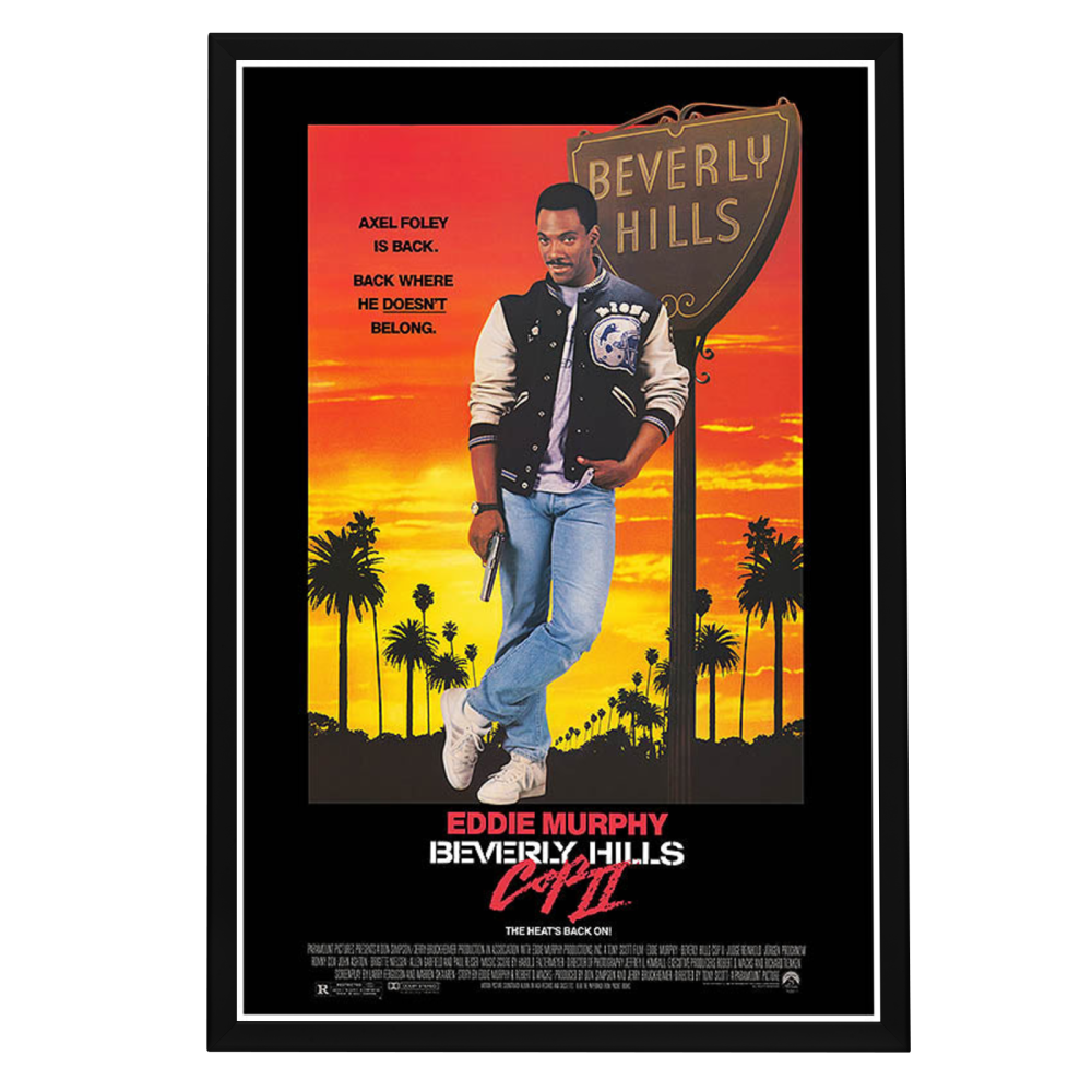 "Beverly Hills Cop II" (1987) Framed Movie Poster