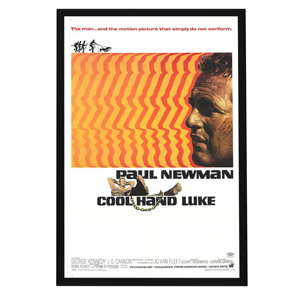 "Cool Hand Luke" (1967) Framed Movie Poster
