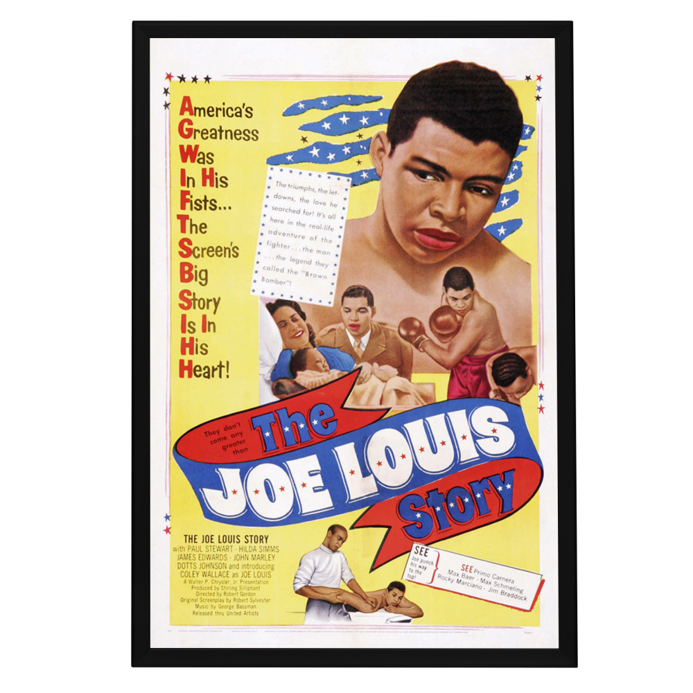 "Joe Louis Story" (1953) Framed Movie Poster