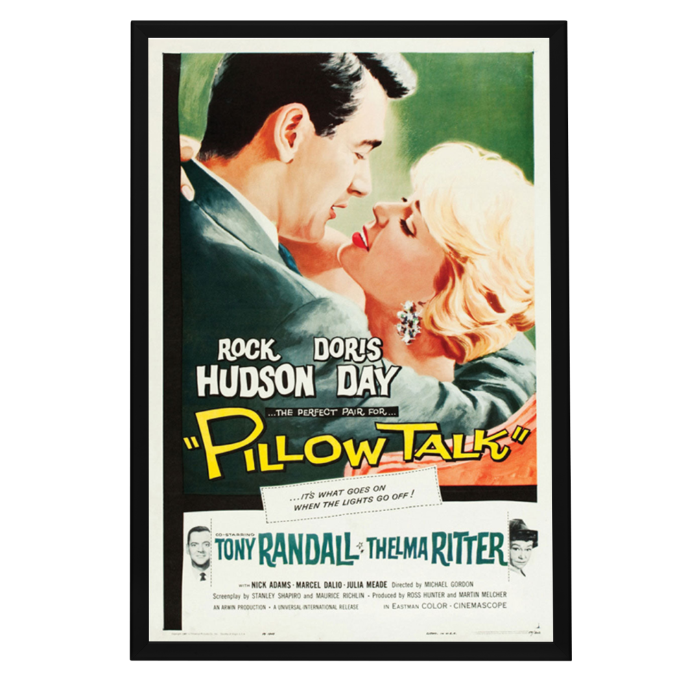 "Pillow Talk" (1959) Framed Movie Poster