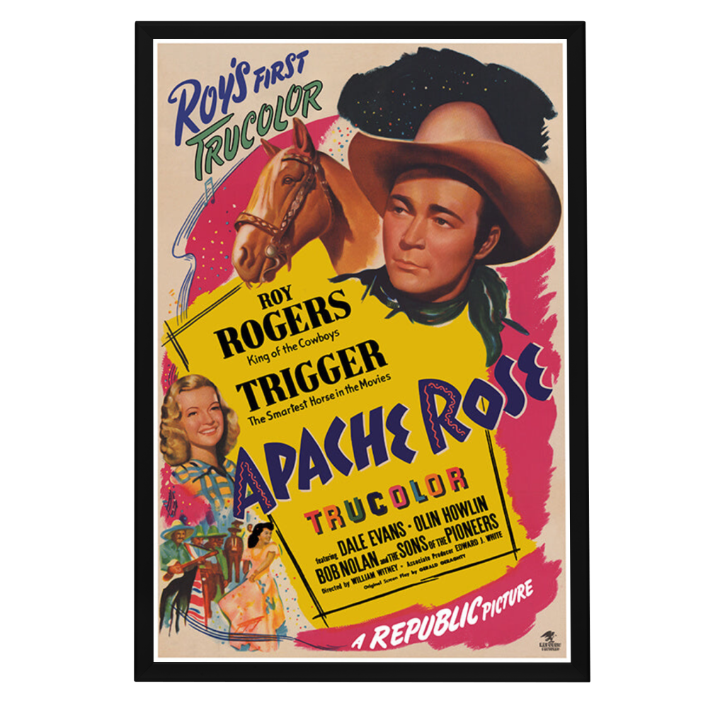 "Apache Rose" (1947) Framed Movie Poster