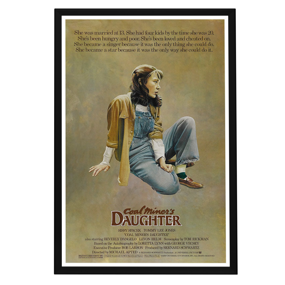 "Coal Miner's Daughter" (1980) Framed Movie Poster