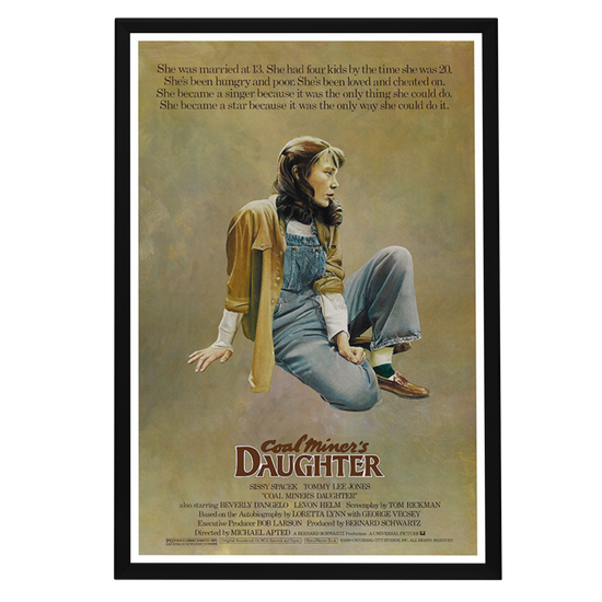 "Coal Miner's Daughter" (1980) Framed Movie Poster