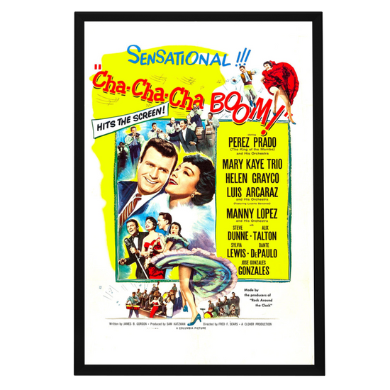 "Cha-Cha-Cha Boom!" (1956) Framed Movie Poster