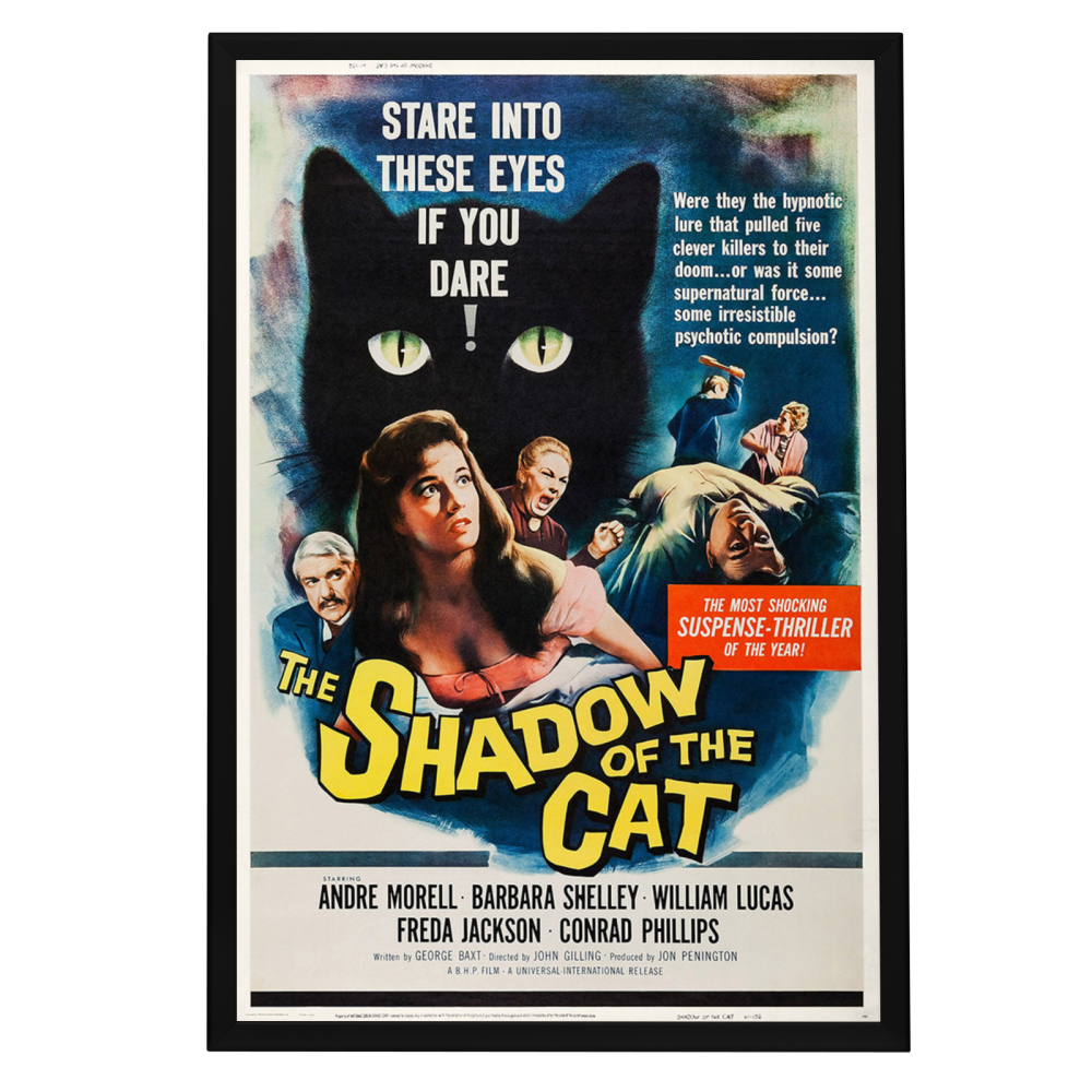 "Shadow Of The Cat" (1961) Framed Movie Poster