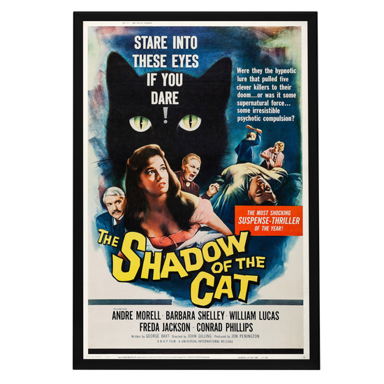 "Shadow Of The Cat" (1961) Framed Movie Poster