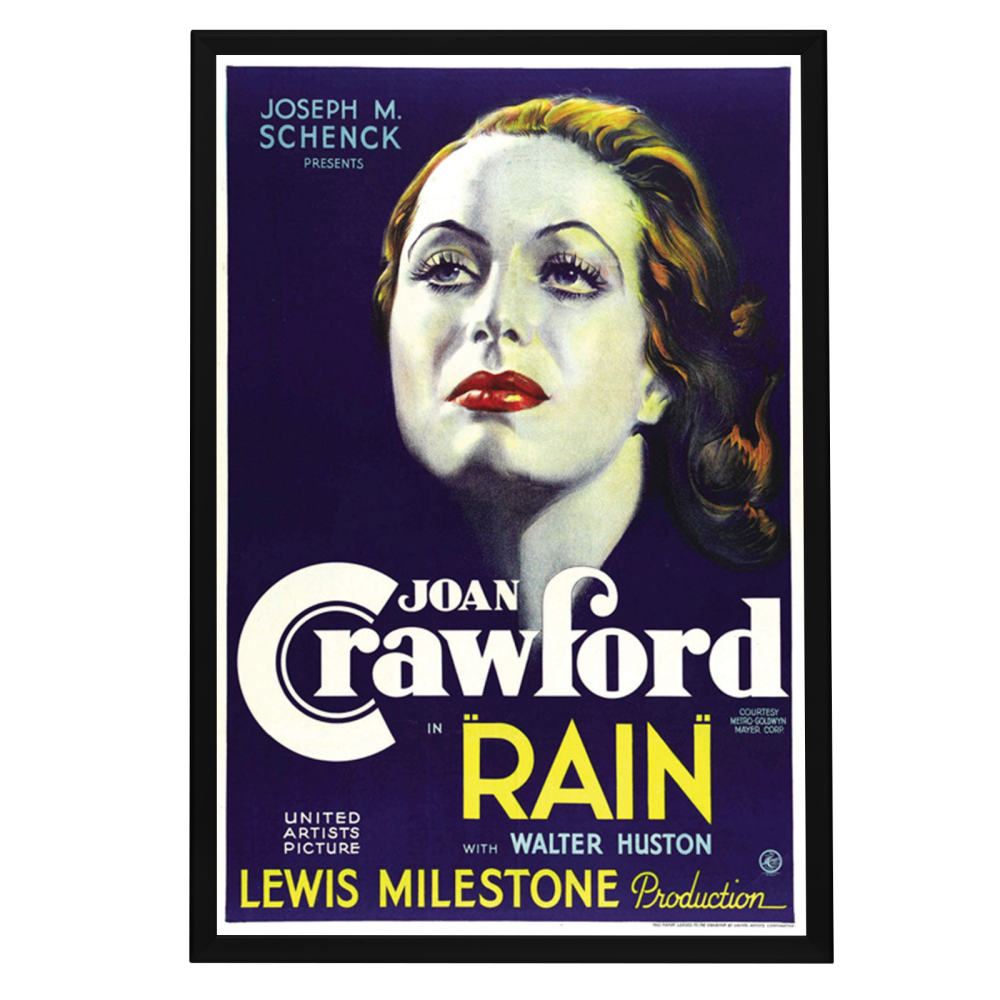 "Rain" (1932) Framed Movie Poster