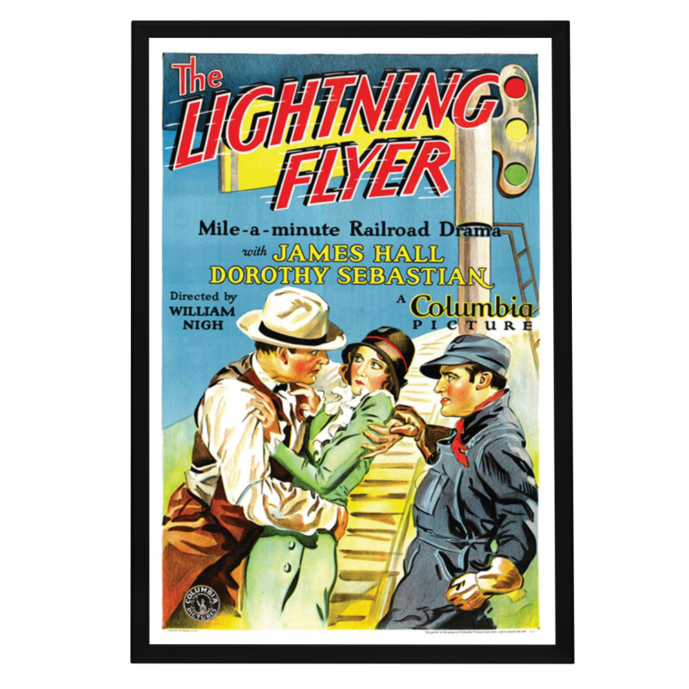 "Lightning Flyer" (1931) Framed Movie Poster