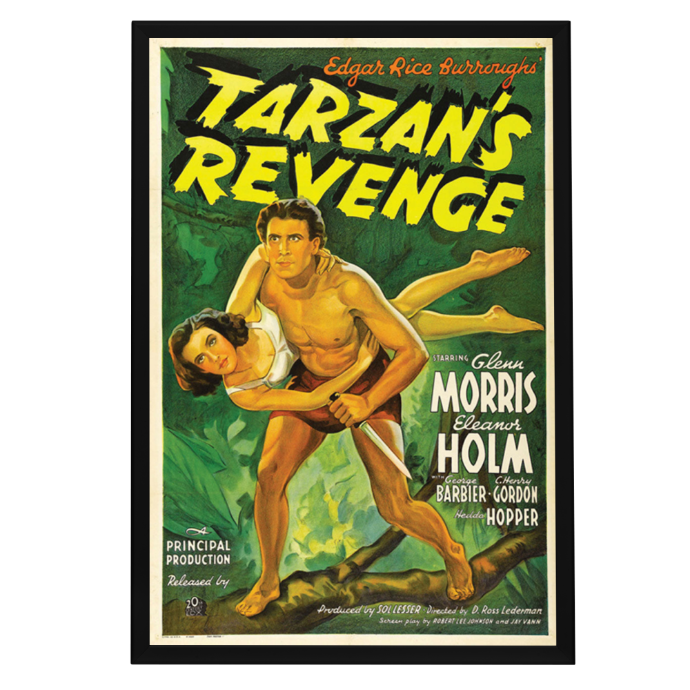 "Tarzan's Revenge" (1938) Framed Movie Poster