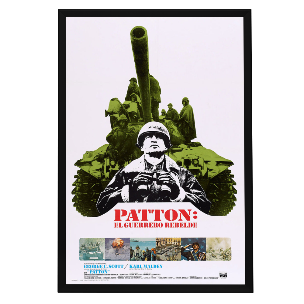 "Patton" (1970) Framed Movie Poster