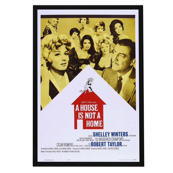 "House Is Not A Home" (1964) Framed Movie Poster