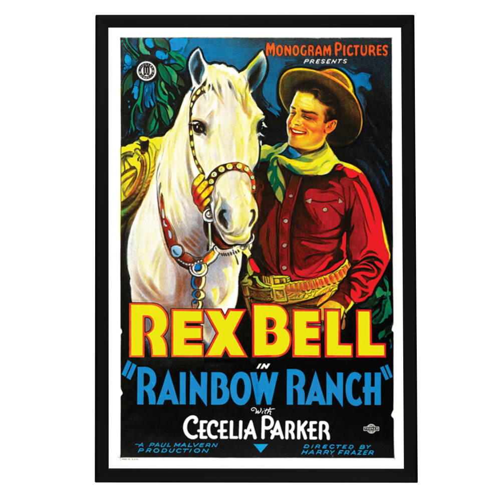 "Rainbow Ranch" (1933) Framed Movie Poster