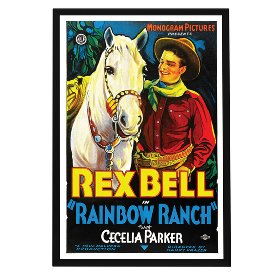 "Rainbow Ranch" (1933) Framed Movie Poster