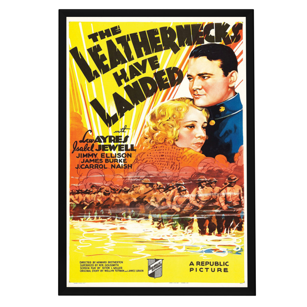 "Leathernecks Have Landed" (1936) Framed Movie Poster