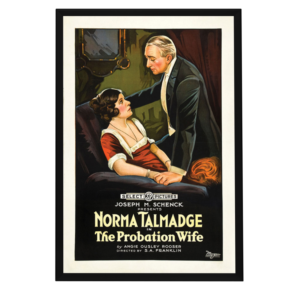 "Probation Wife" (1919) Framed Movie Poster