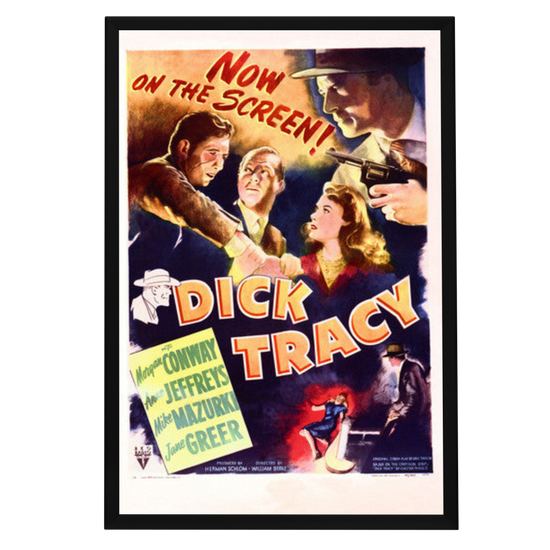 "Dick Tracy" (1945) Framed Movie Poster